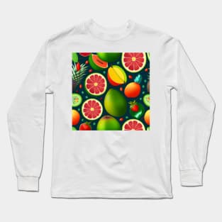 Strawberry Orange Long Sleeve T-Shirt